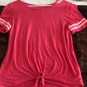 Girls Hem Knot Tee